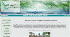 Desktop Screenshot of justliners.com